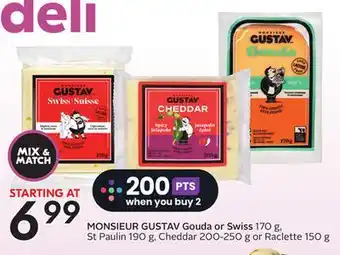 Sobeys MONSIEUR GUSTAV Gouda offer