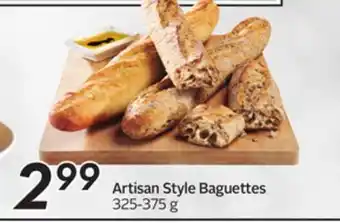 Sobeys Artisan Style Baguettes offer