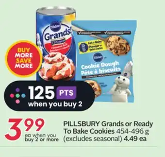 Sobeys PILLSBURY Grands or Ready To Bake Cookies offer