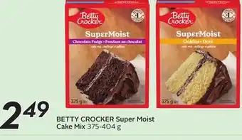 Sobeys BETTY CROCKER Super Moist Cake Mix offer