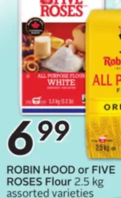 Sobeys ROBIN HOOD or FIVE ROSES Flour offer