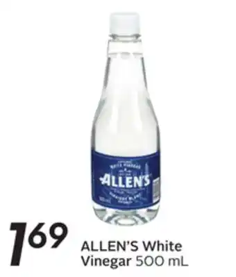 Sobeys ALLEN'S White Vinegar offer