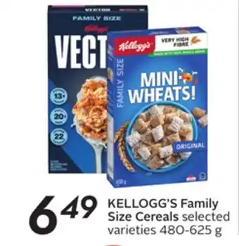 Sobeys KELLOGG'S Family Size Cereals offer