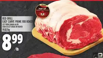 Metro RED GRILL EASY CARVE PRIME RIB ROAST offer
