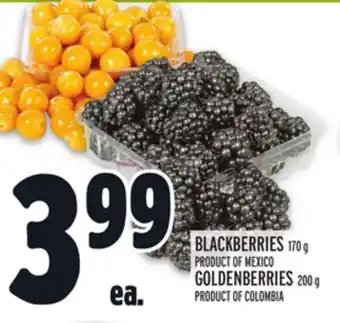 Metro BLACKBERRIES | GOLDENBERRIES offer