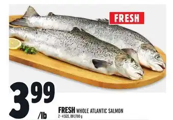Metro FRESH WHOLE ATLANTIC SALMON offer