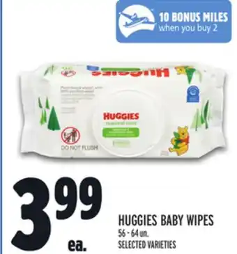 Metro HUGGIES BABY WIPES offer