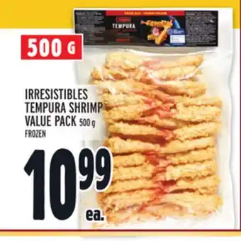 Metro IRRESISTIBLES TEMPURA SHRIMP VALUE PACK offer
