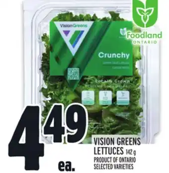 Metro VISION GREENS LETTUCES offer