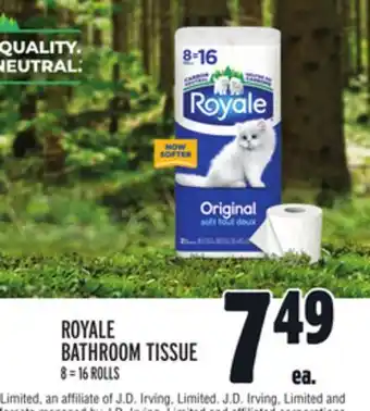 Metro ROYALE BATHROOM TISSUE offer