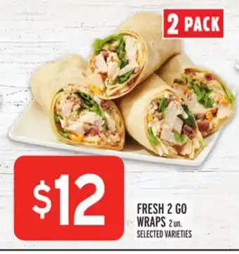 Metro FRESH 2 GO WRAPS offer
