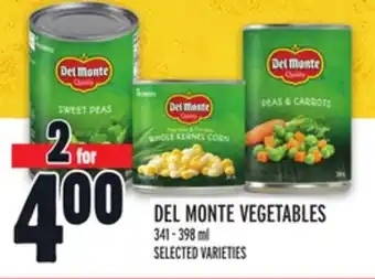 Metro DEL MONTE VEGETABLES offer