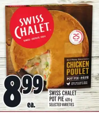 Metro SWISS CHALET POT PIE offer