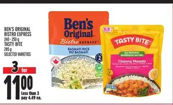 Metro BEN'S ORIGINAL BISTRO EXPRESS offer