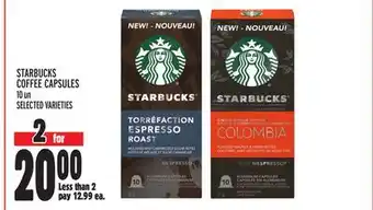 Metro STARBUCKS COFFEE CAPSULES offer