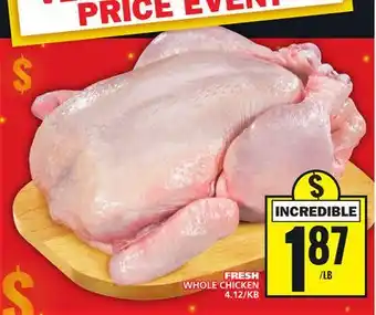 Food Basics FRESH WHOLE CHICKEN offer
