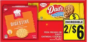 Food Basics PEEK FREANS OR DAD'S OATMEAL COOKIES offer