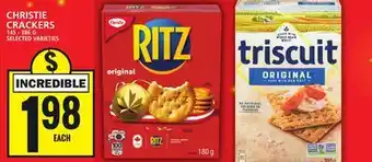 Food Basics CHRISTIE CRACKERS offer