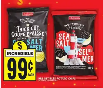 Food Basics IRRESISTIBLES POTATO CHIPS offer
