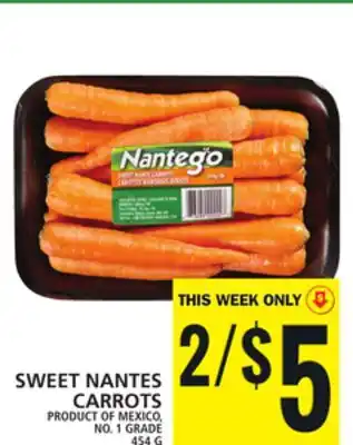 Food Basics SWEET NANTES CARROTS offer
