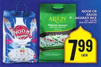 Food Basics NOOR OR ARJUN BASMATI RICE offer