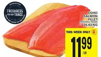 Food Basics COHO SALMON FILLET offer