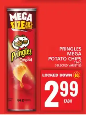 Food Basics PRINGLES MEGA POTATO CHIPS offer