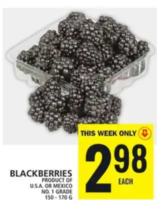 Food Basics BLACKBERRIES offer