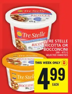 Food Basics TRE STELLE RICOTTA OR BOCCONCINI offer