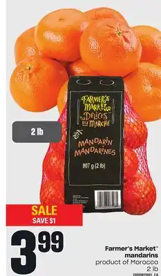 Loblaws FARMER'S MARKET MANDARINS, 2 lb offer