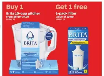 Loblaws BRITA 10-CUP PITCHER offer