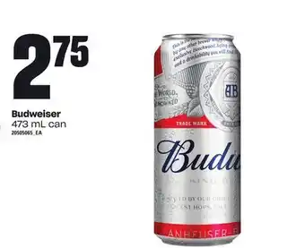 Loblaws BUDWEISER, 473 mL can offer