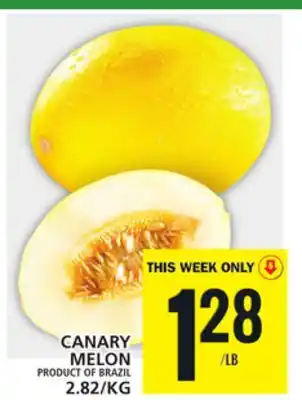 Food Basics CANARY MELON offer