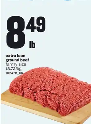 Loblaws EXTRA LEAN GROUND BEEF offer