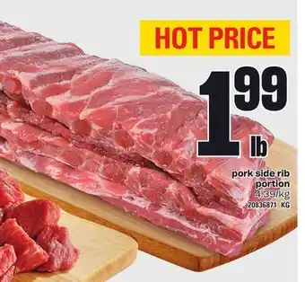 Loblaws PORK SIDE RIB PORTION offer