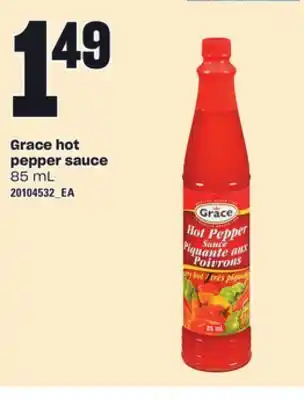 Loblaws GRACE HOT PEPPER SAUCE, 85 ML offer