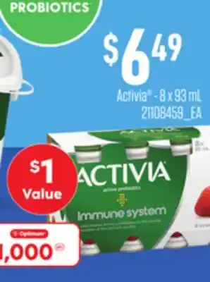 Loblaws ACTIVIA - 8 X 93 ML offer