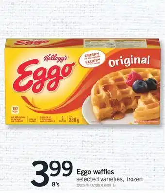 Fortinos KELLOGG'S EGGO WAFFLES 8's offer