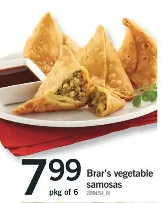 Fortinos BRAR'S VEGETABLE SAMOSAS offer