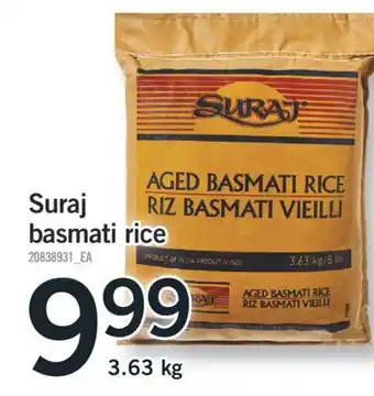 Fortinos SURAJ BASMATI RICE offer