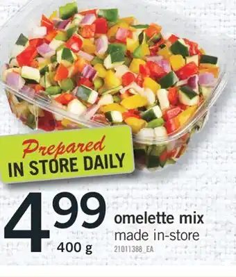 Fortinos OMELETTE MIX 400 g offer