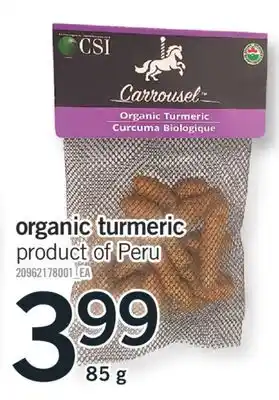 Fortinos ORGANIC TURMERIC offer