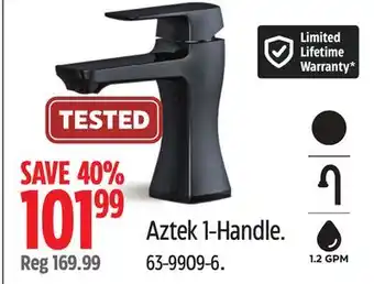 Canadian Tire Danze Kitchen Faucet Aztek 1-Handle offer
