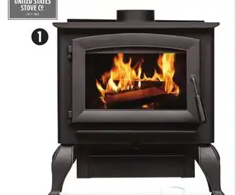 Canadian Tire Wood Stove with Cast Iron Legs offer
