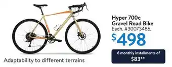 Walmart Hyper 700c Gravel Road Bike offer