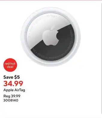 Staples Apple AirTag offer