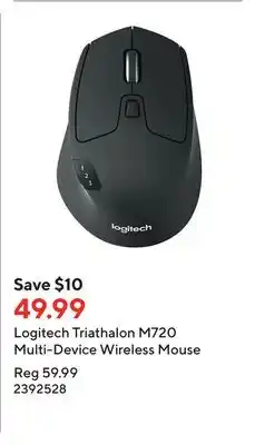 Staples Logitech Triathalon M720 Multi-Device Wireless Mouse offer