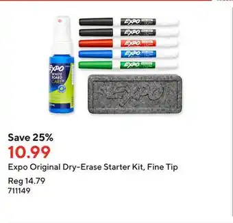 Staples Expo Original Dry-Erase Starter Kit, Fine Tip offer