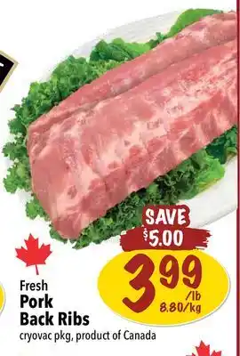 Farm Boy Pork Back Ribs offer