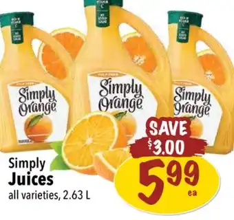 Farm Boy Simply Juices offer
